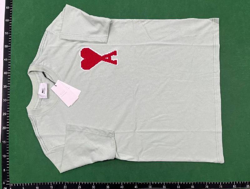 Summer New Love Embroidered Macaron T-shirt Trendy Brand Round Neck Cotton Loose Couples Loose Fashion Casual -2