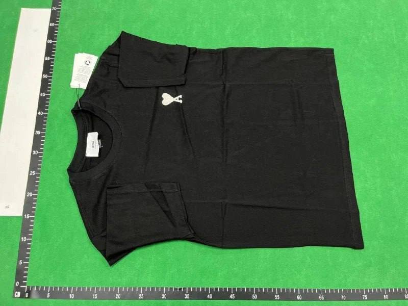 Summer New Love Embroidered Macaron T-shirt Trendy Brand Round Neck Cotton Loose Couples Loose Fashion Casual -5