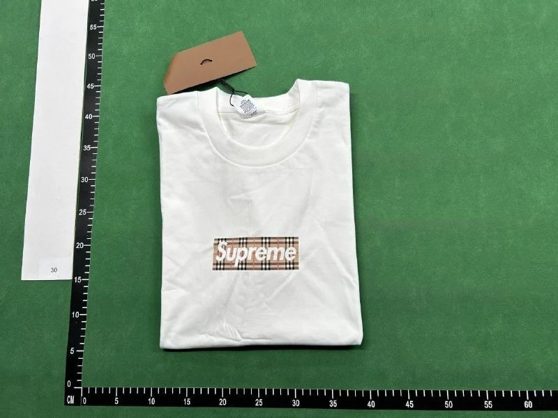  Supreme Burberry collaboration T-shirt TEE 1:1 High Quality ( 40 + styles) -4