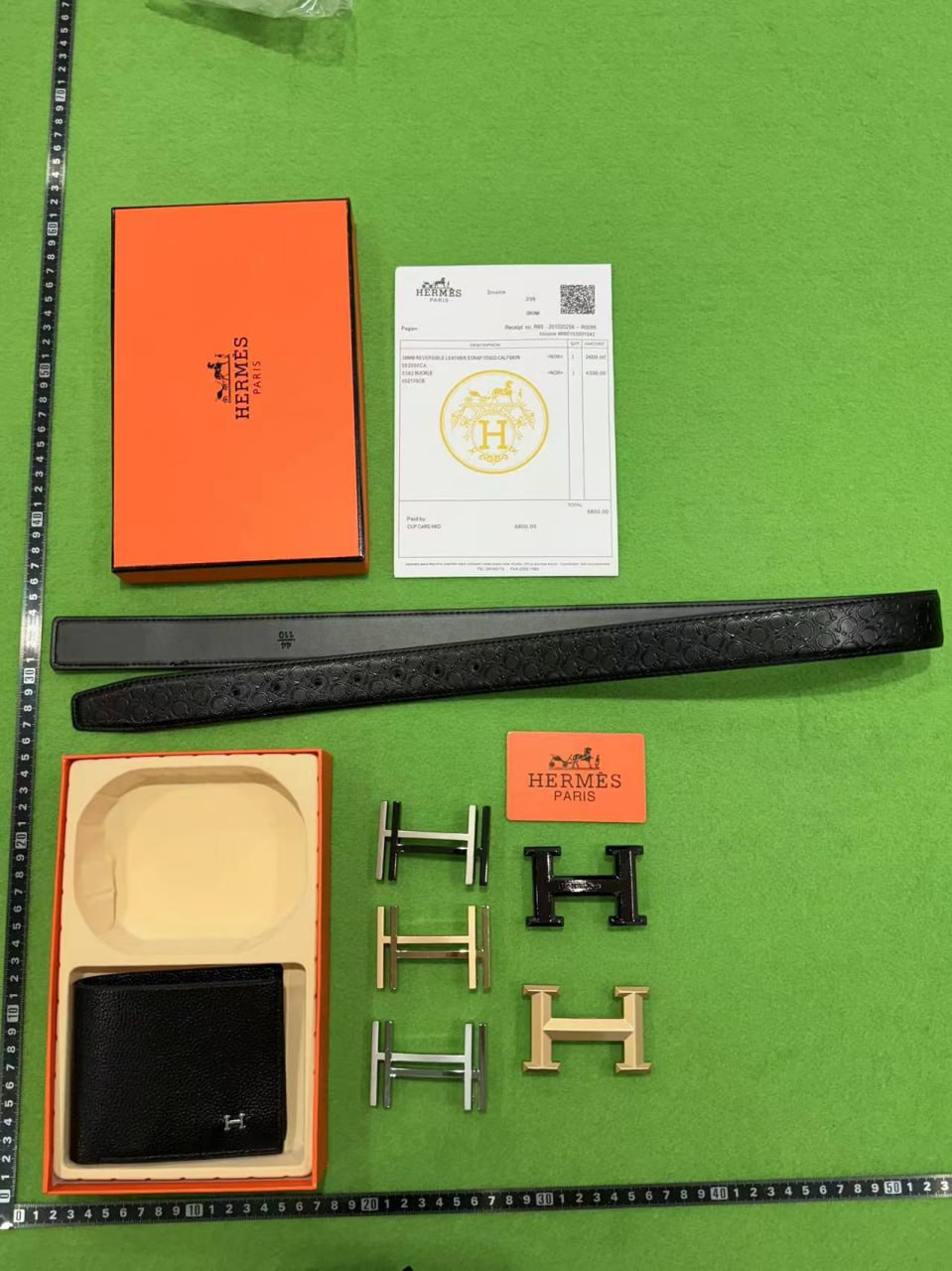 Hermes belt wallet gift box  -4