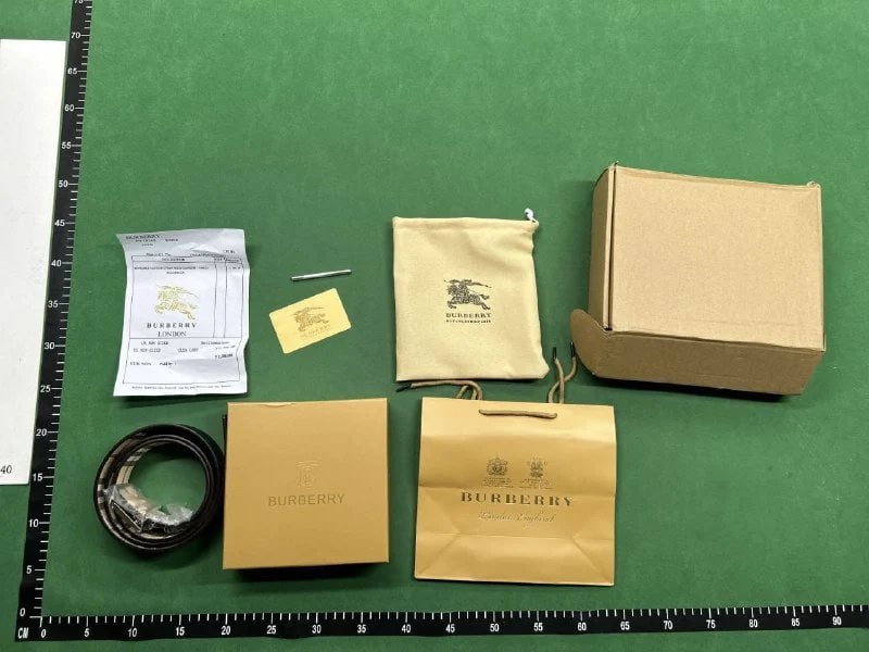  LV Gucci Burberry belt -4