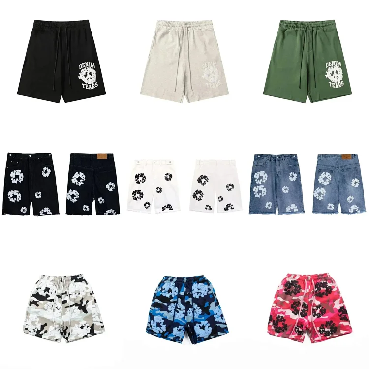 DENIM TEARS DENIM SHORTS