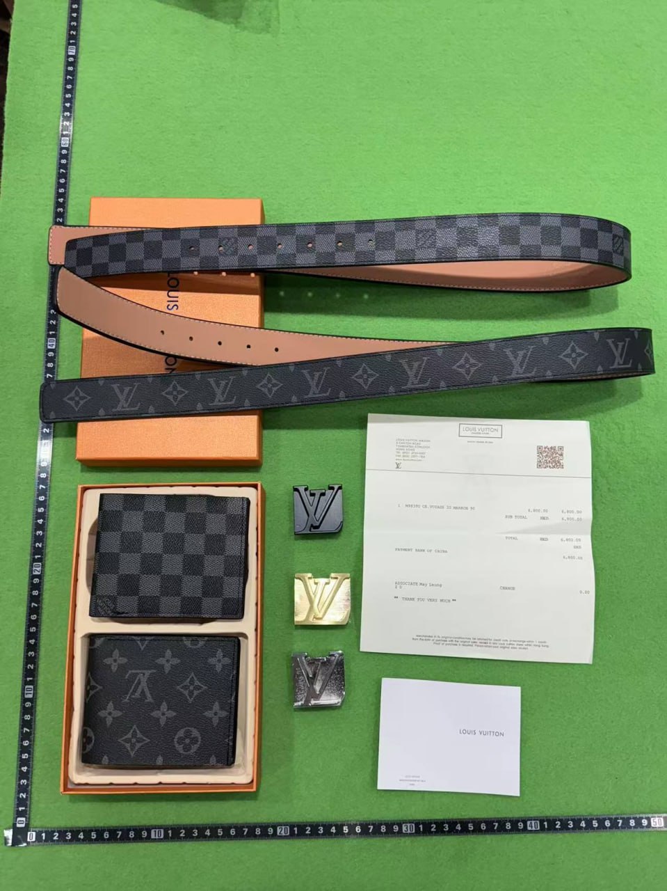 LV  belt wallet/Hermes belt/Gucci belt wallet gift box -4