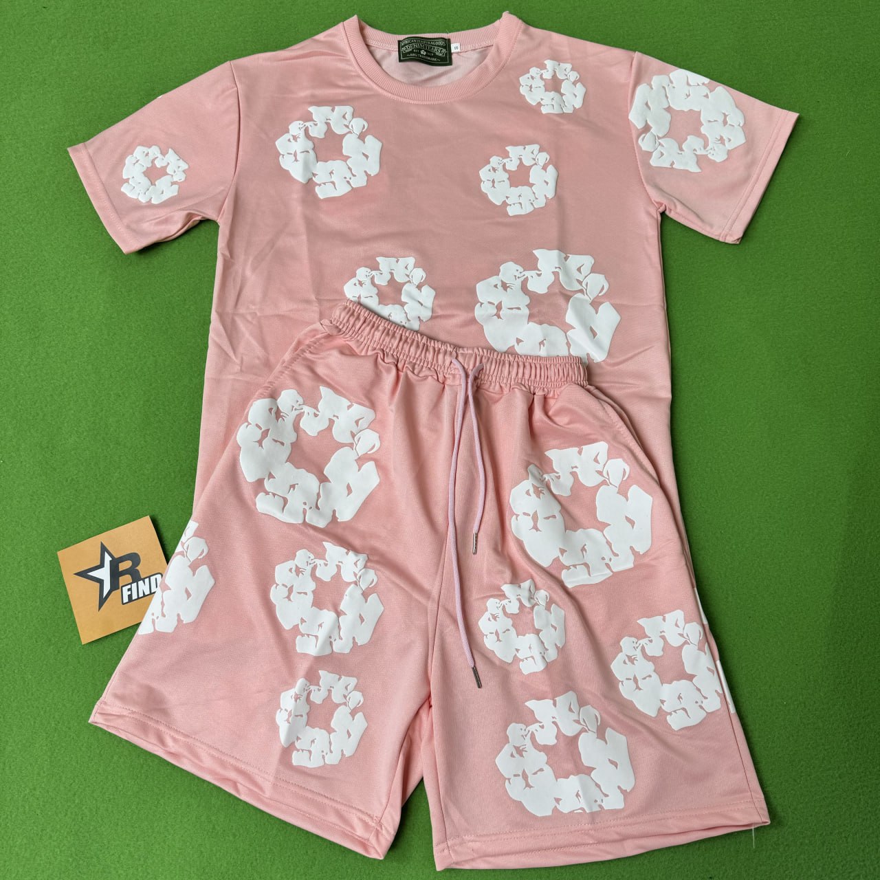 DENIM TEARS suit/t-shirt/short sleeve/tee/shorts/set -2