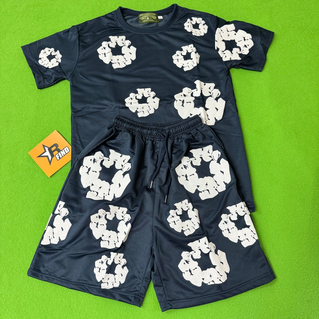 DENIM TEARS suit/t-shirt/short sleeve/tee/shorts/set -5