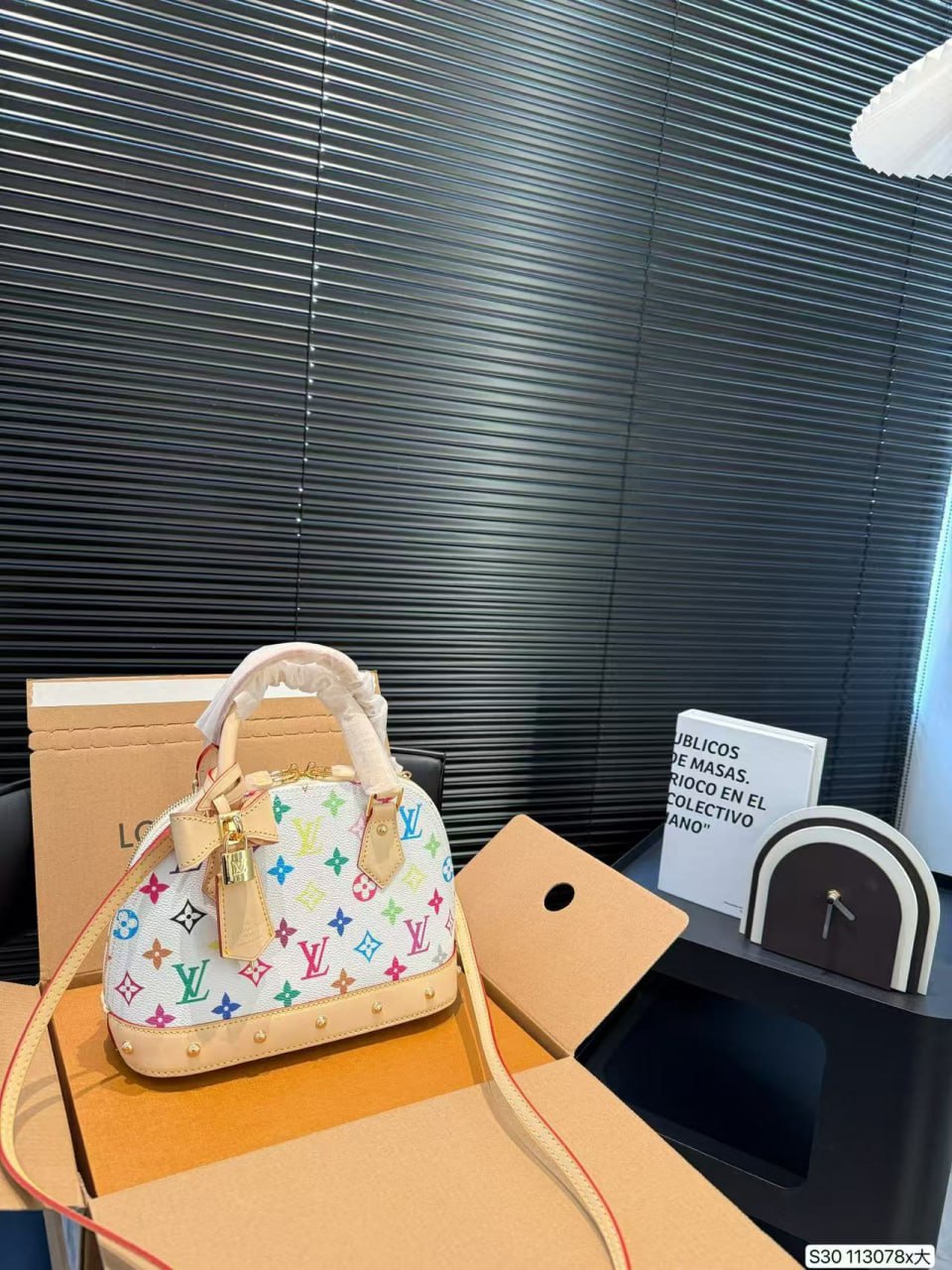 LV NFC genuine leather bag -3