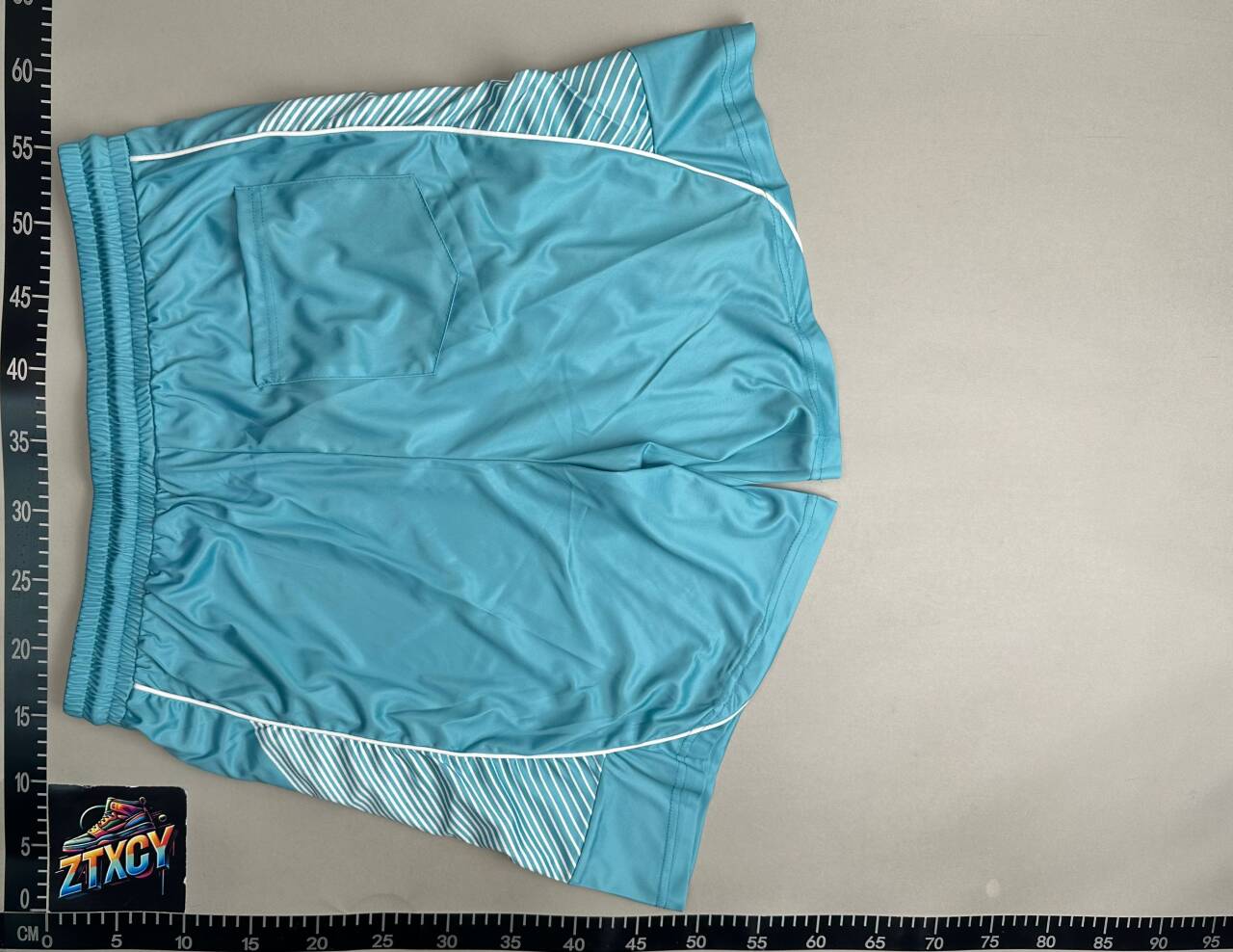 Letter loose round neck short sleeve T-shirt suit shorts-JS -3