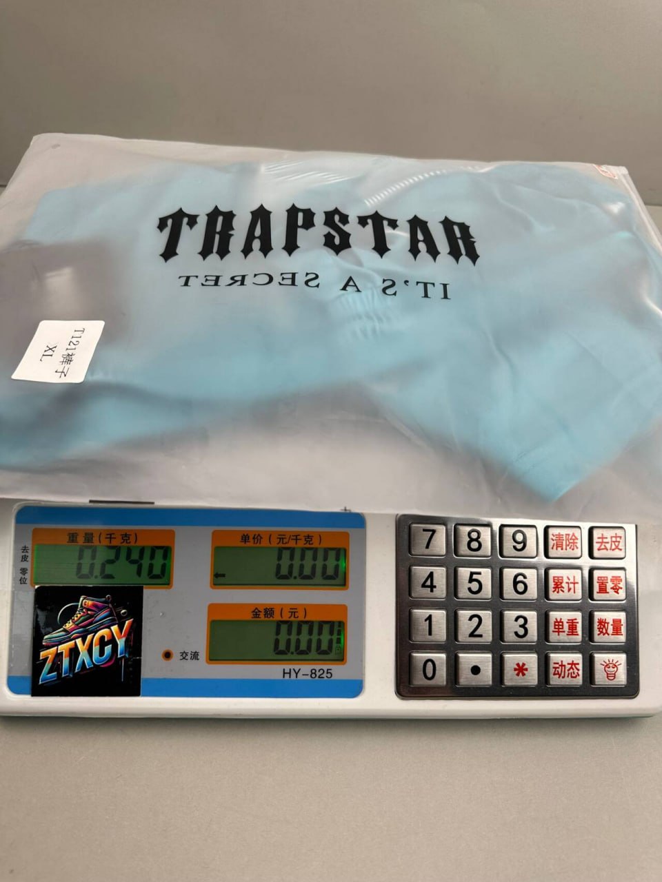 Letter loose round neck short sleeve T-shirt suit shorts-JS -2