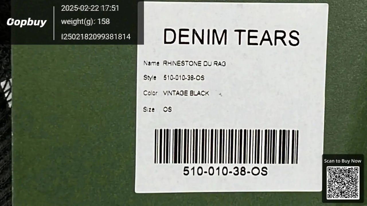  DENIM TEAR headband -4