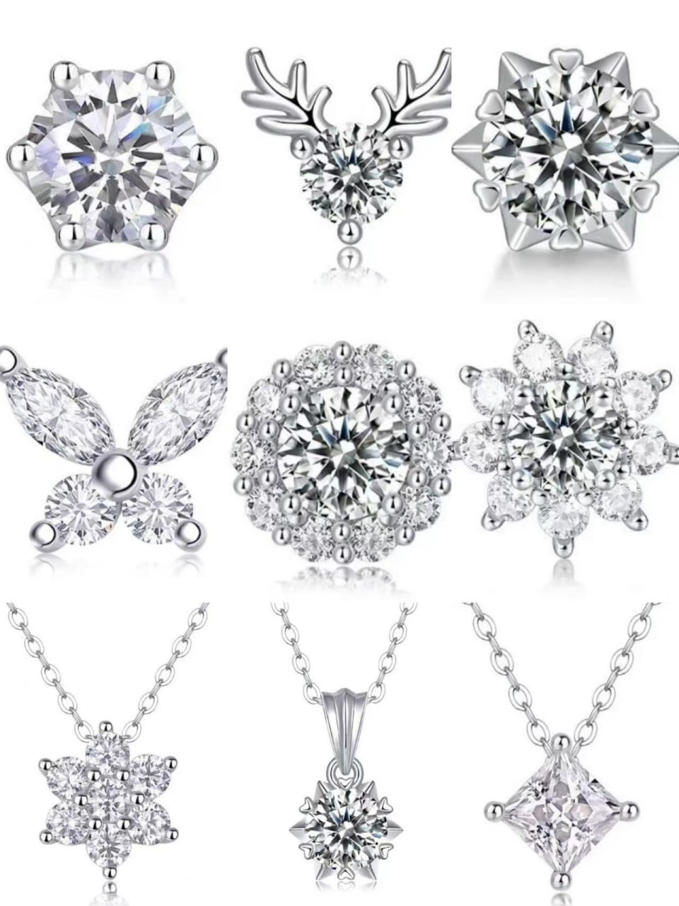 Moissanite Silver Jewelry