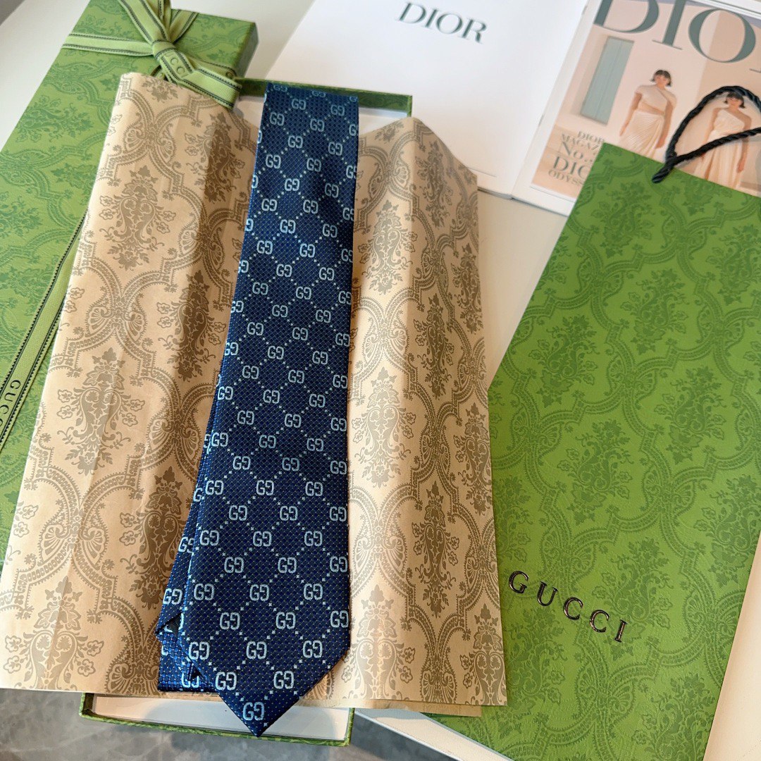 LV Gucci Dior  Hermes Burberry Prada tie（40 Styles） -3