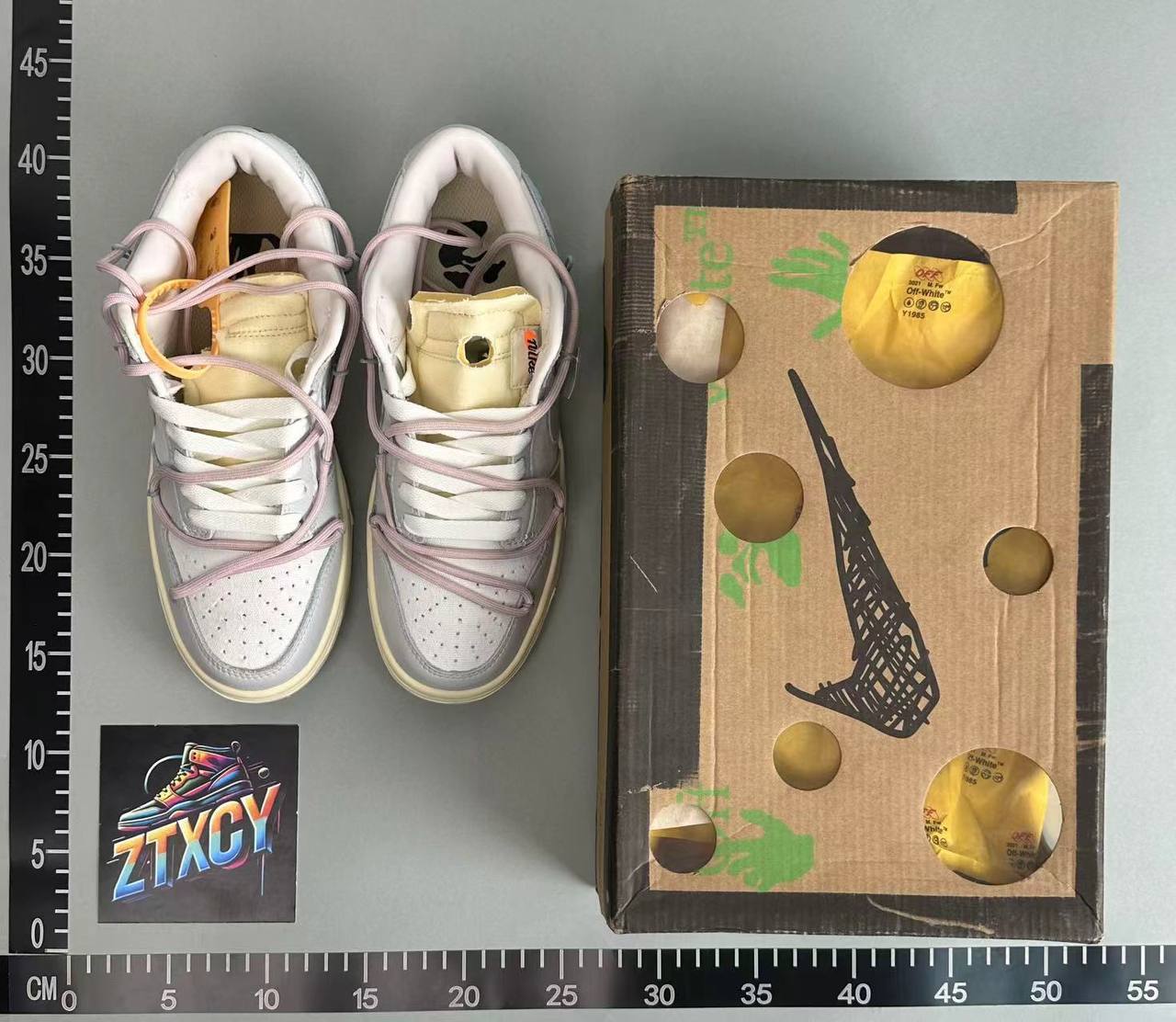 OFF-WHITE x Nike Dunk LOW -4