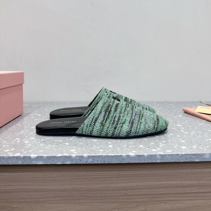  Miu.M Baotou Slippers                                  -2