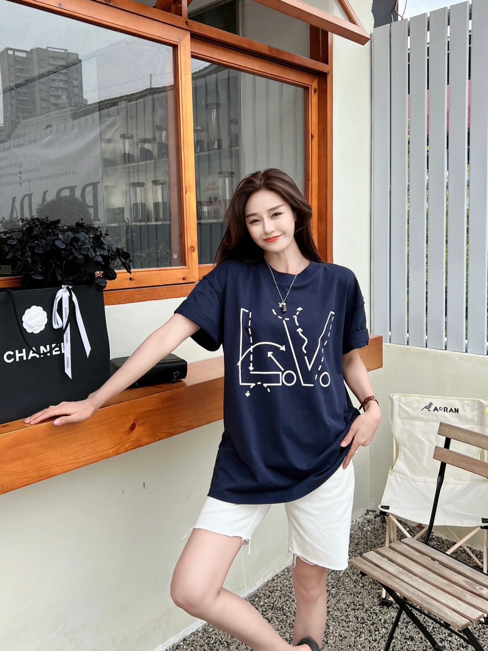 LV new short sleeved shirt -4